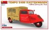 MiniArt 38047 TEMPO E400 KASTENWAGEN 3-WHEEL DELIVERY BOX TRACK 1/35